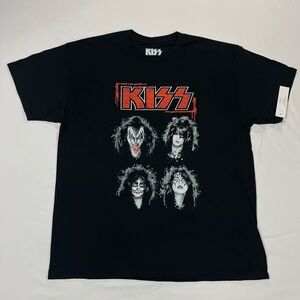 Kiss Tour Concert Merch Tee (Band Member Gene-Paul-Ace-Peter) Brand New T-Shirt